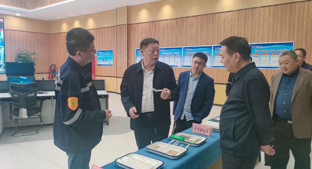 宜昌市國資委黨委書記、主任黃智華到降解新材料公司調(diào)研指導工作